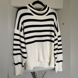 Target striped turtle neck sweater